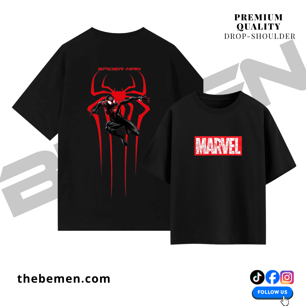 Spider-Man "Red Venom" Drop-Shoulder Tee